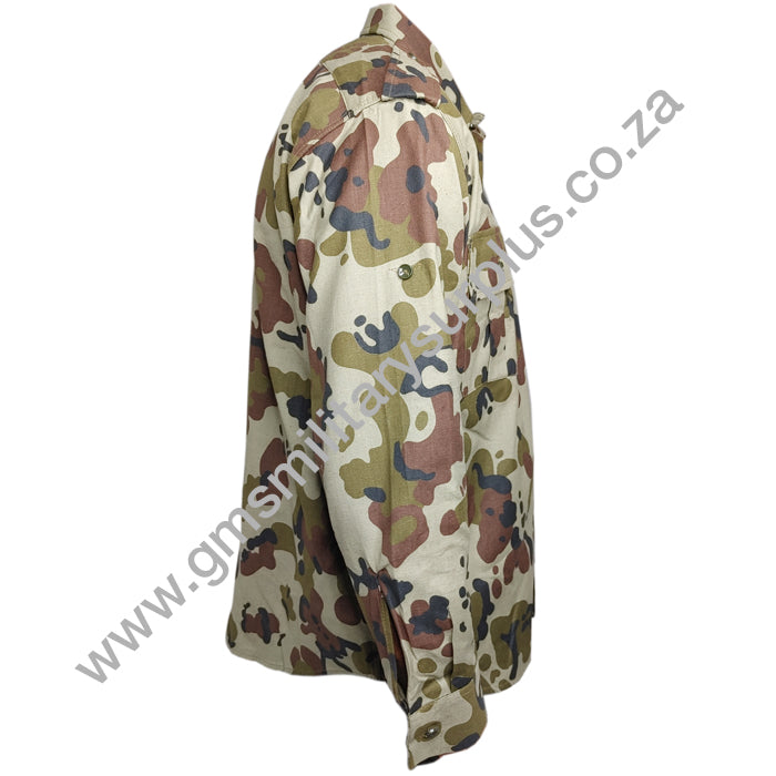 Romanian Field Shirt (Used) (Green Camo)