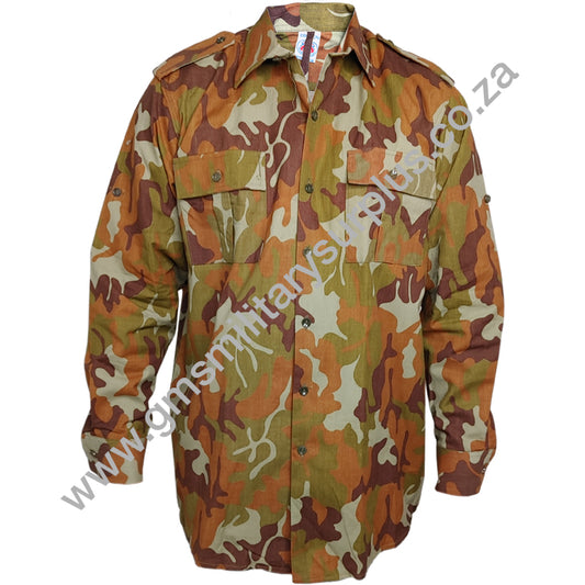 Romanian Field Shirt (Used) (Red Camo)