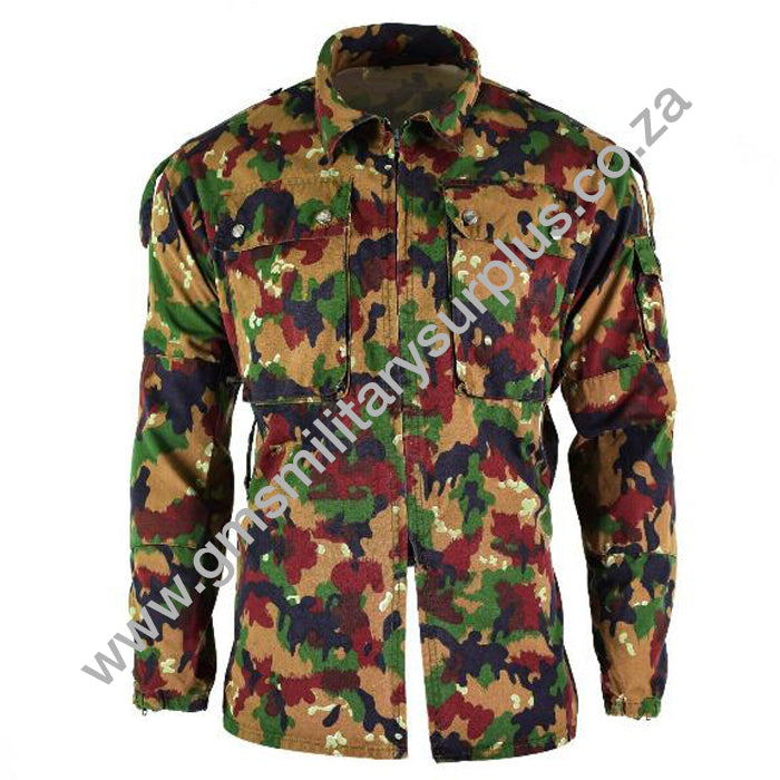 Swiss Camo M83 Field Jacket No Liner (Used)