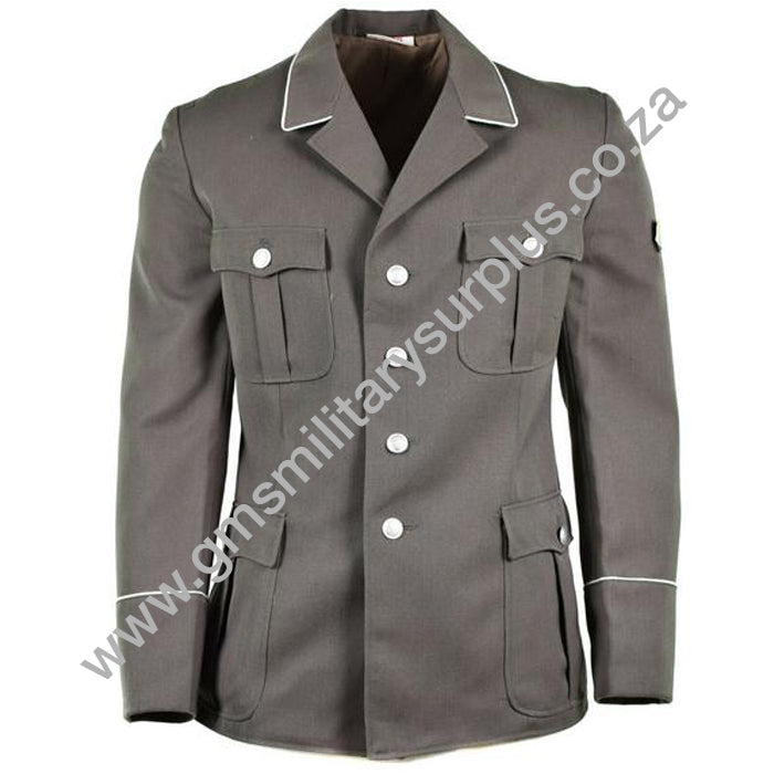 East Germany Gray Officer Military Style Blazer Large / Gray