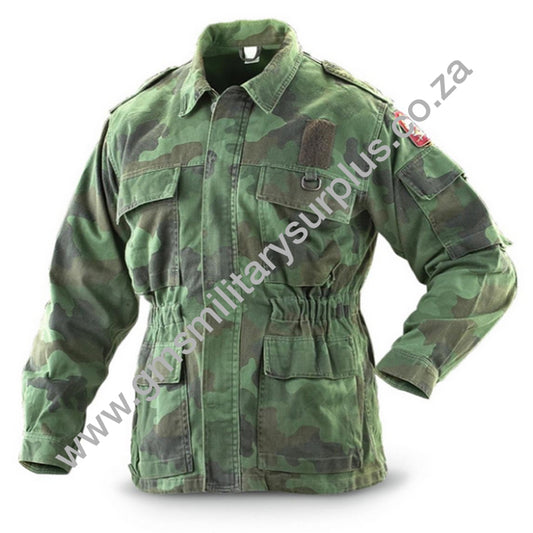 Serbian Camo Parka With Liner (Used)